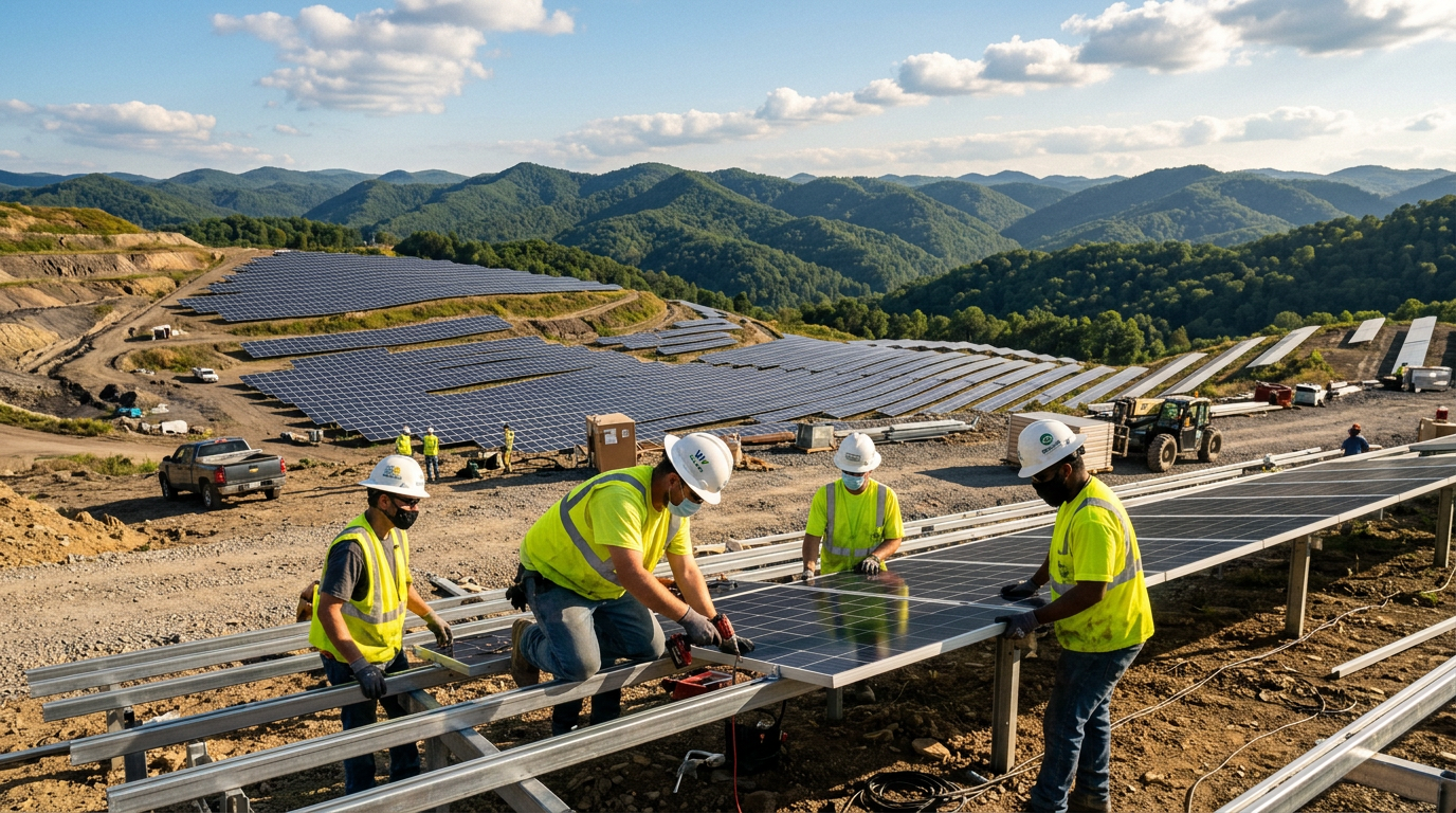 West Virginia Coal Country Transition: Solar Projects Bring New Jobs to Logan County