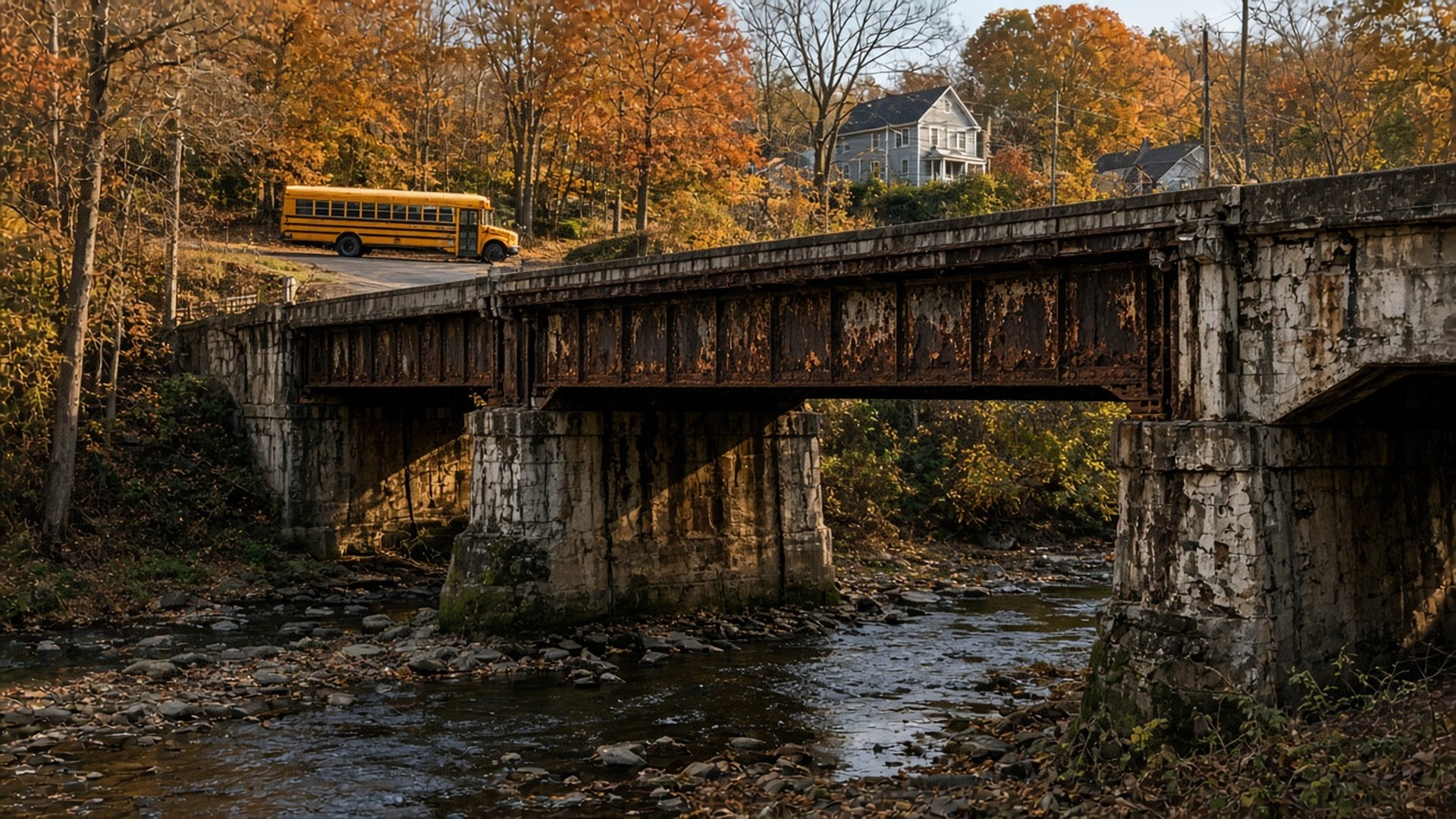Enslow Park Bridge Weight Limit Slashed to 9 Tons, School Buses Rerouted in Huntington